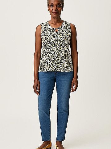 Espresso Sleeveless Blouse (view 2)
