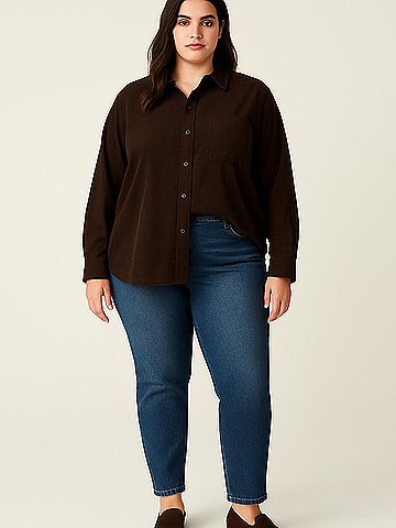 Larry Levine Long Sleeve Blouse (view 2)