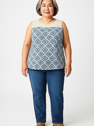 Loveappella Sleeveless Blouse (view 2)