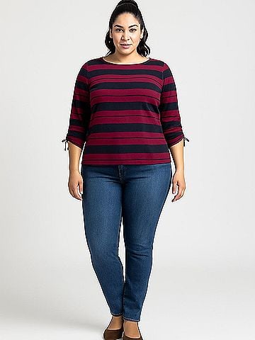 Talbots Outlet 3/4 Sleeve Top (view 2)