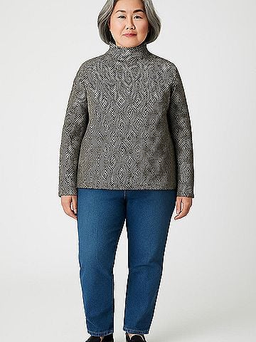 H By Halston Long Sleeve Turtleneck (view 2)