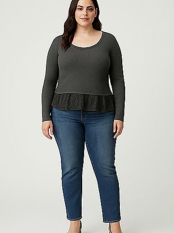 Tempo Paris Long Sleeve Top (view 2)