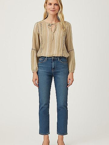 Elan 3/4 Sleeve Blouse (view 2)