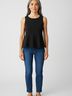 Deletta Black Sleeveless Blouse Size XS - photo 2