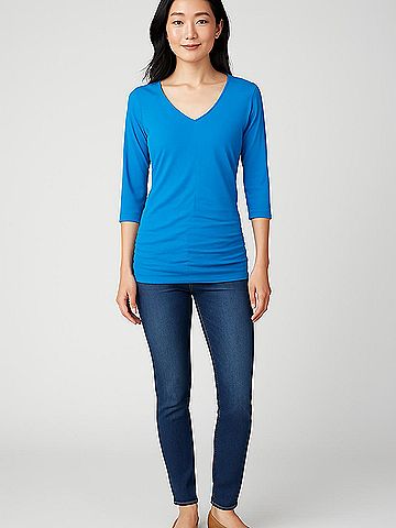 Cache 3/4 Sleeve Top (view 2)