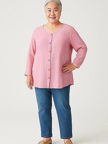 Flax Long Sleeve Blouse (view 2)