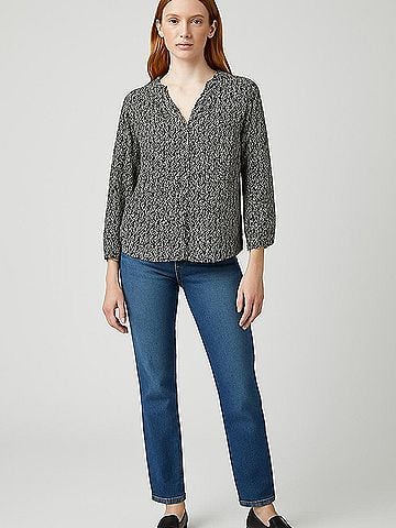 Dana Buchman 3/4 Sleeve Blouse (view 2)