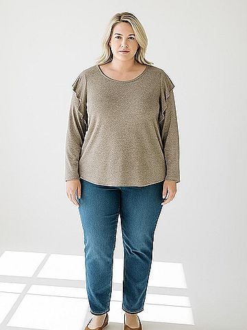Como Vintage Long Sleeve Top (view 2)