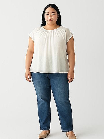 LC Lauren Conrad Short Sleeve Blouse (view 2)