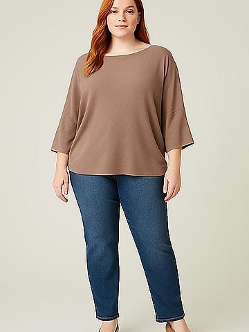Jolie 3/4 Sleeve Top (view 2)