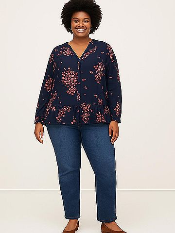 Prescott New York 3/4 Sleeve Blouse (view 2)