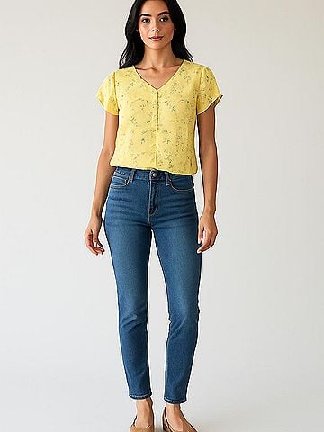 PREMISE Short Sleeve Blouse (view 2)