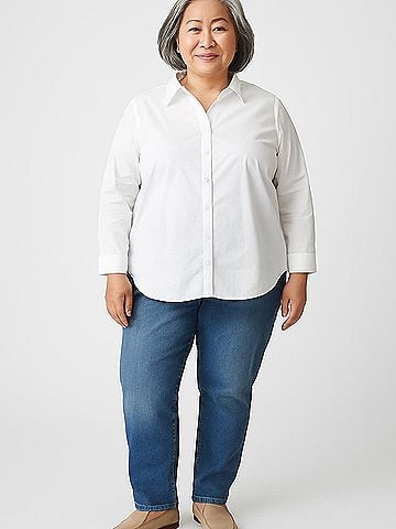 Talbots Outlet 3/4 Sleeve Button-Down Shirt (view 2)