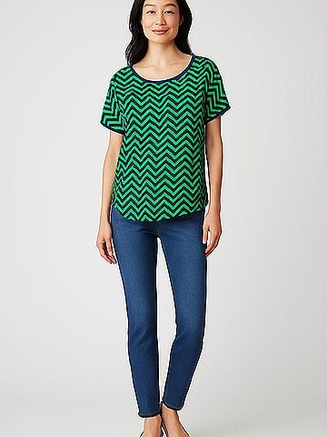 Espresso Short Sleeve Blouse (view 2)