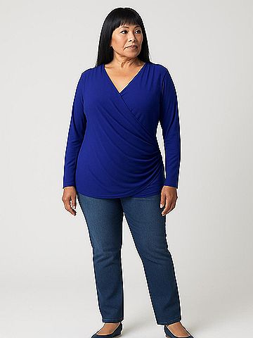 Sofia by Sofia Vergara Long Sleeve Blouse (view 2)