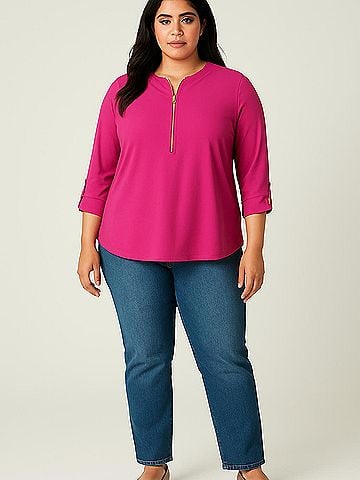 Company Ellen Tracy 3/4 Sleeve Blouse (view 2)