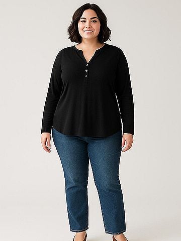Anne Klein Long Sleeve Blouse (view 2)