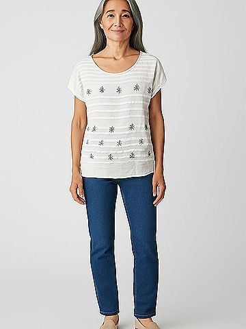 Moulinette Soeurs Short Sleeve Top (view 2)