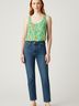 Ambiance Apparel 100% Polyester Green Sleeveless Blouse Size S - photo 2