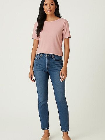 Allegra K Short Sleeve Top (view 2)