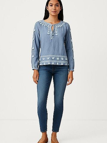 Roller Rabbit Long Sleeve Blouse (view 2)
