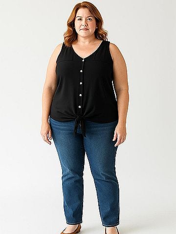 Fortune + Ivy Sleeveless Blouse (view 2)