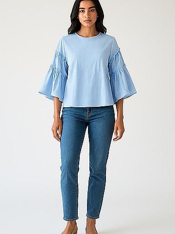 dRA Los Angeles 3/4 Sleeve Blouse (view 2)