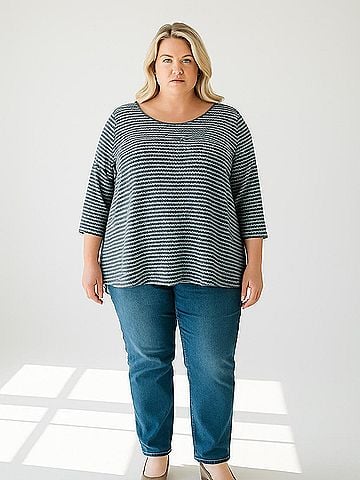 Sonoma Goods for Life 3/4 Sleeve Top (view 2)