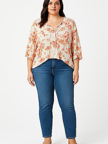 Papermoon 3/4 Sleeve Blouse (view 2)