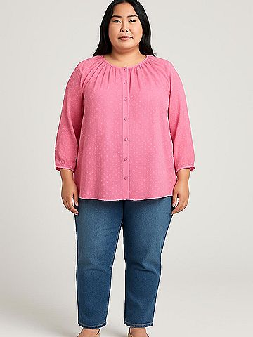 Apt. 9 3/4 Sleeve Blouse (view 2)