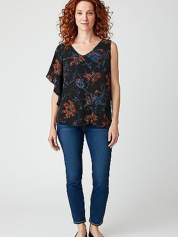 Ava & Aiden Sleeveless Blouse (view 2)