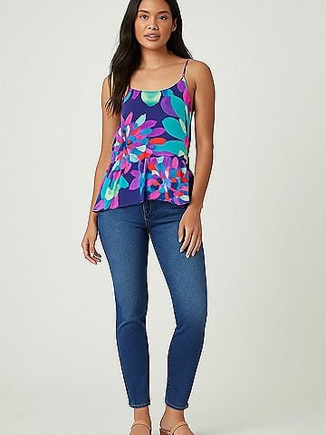 Julie Brown Sleeveless Silk Top (view 2)