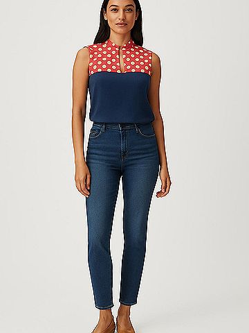 Tiny Sleeveless Blouse (view 2)