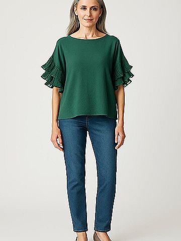 Melissa Paige 3/4 Sleeve Top (view 2)