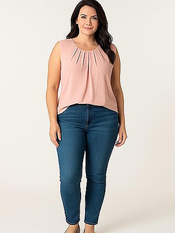 Jones Studio Sleeveless Blouse (view 2)