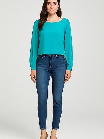 Bisou Bisou Long Sleeve Blouse (view 2)