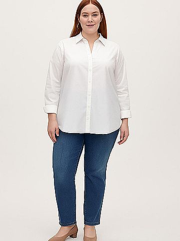 Tinley 3/4 Sleeve Button-Down Shirt (view 2)