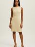 Böhme Tweed Tan Cocktail Dress Size XS - photo 2