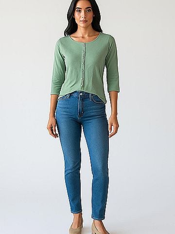Simply Noelle 3/4 Sleeve Top (view 2)