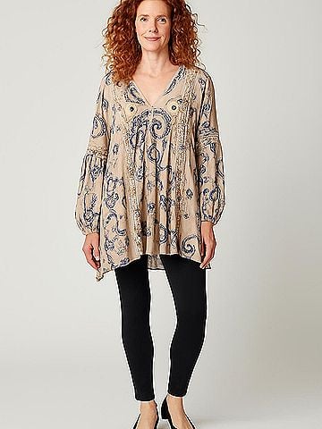 Free People 100% Rayon Tan Casual Dress Size M