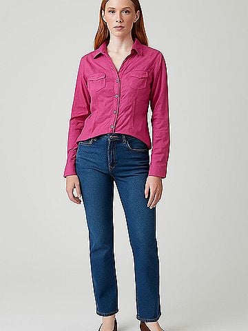 Cache 3/4 Sleeve Silk Top (view 2)