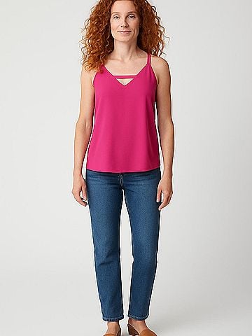 Bar III Sleeveless Top (view 2)