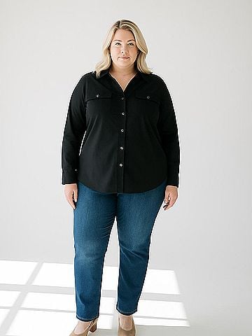 Cotton Express Long Sleeve Blouse (view 2)