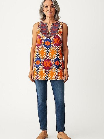 Floreat Sleeveless Blouse (view 2)