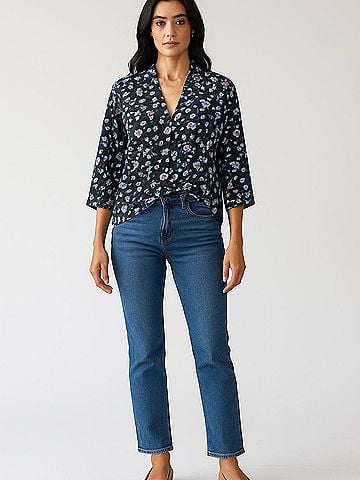 Derek Lam Collective 3/4 Sleeve Blouse (view 2)