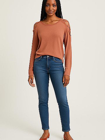 Elan Long Sleeve Top (view 2)