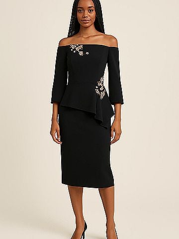 Theia Cocktail Dress (view 2)