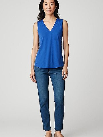Porridge Sleeveless Blouse (view 2)