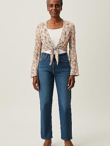Gypsy Rose 3/4 Sleeve Blouse (view 2)