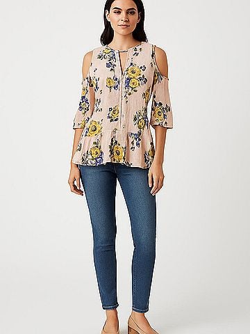 Blu Pepper 3/4 Sleeve Blouse (view 2)
